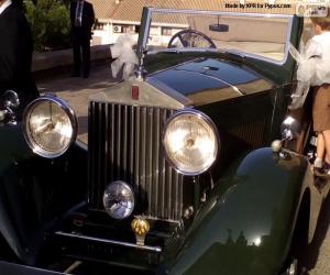 yapboz Rolls-Royce düğün araç